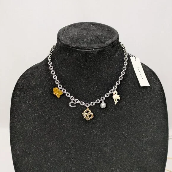 Coach Charm Necklace - Picture 1 of 7